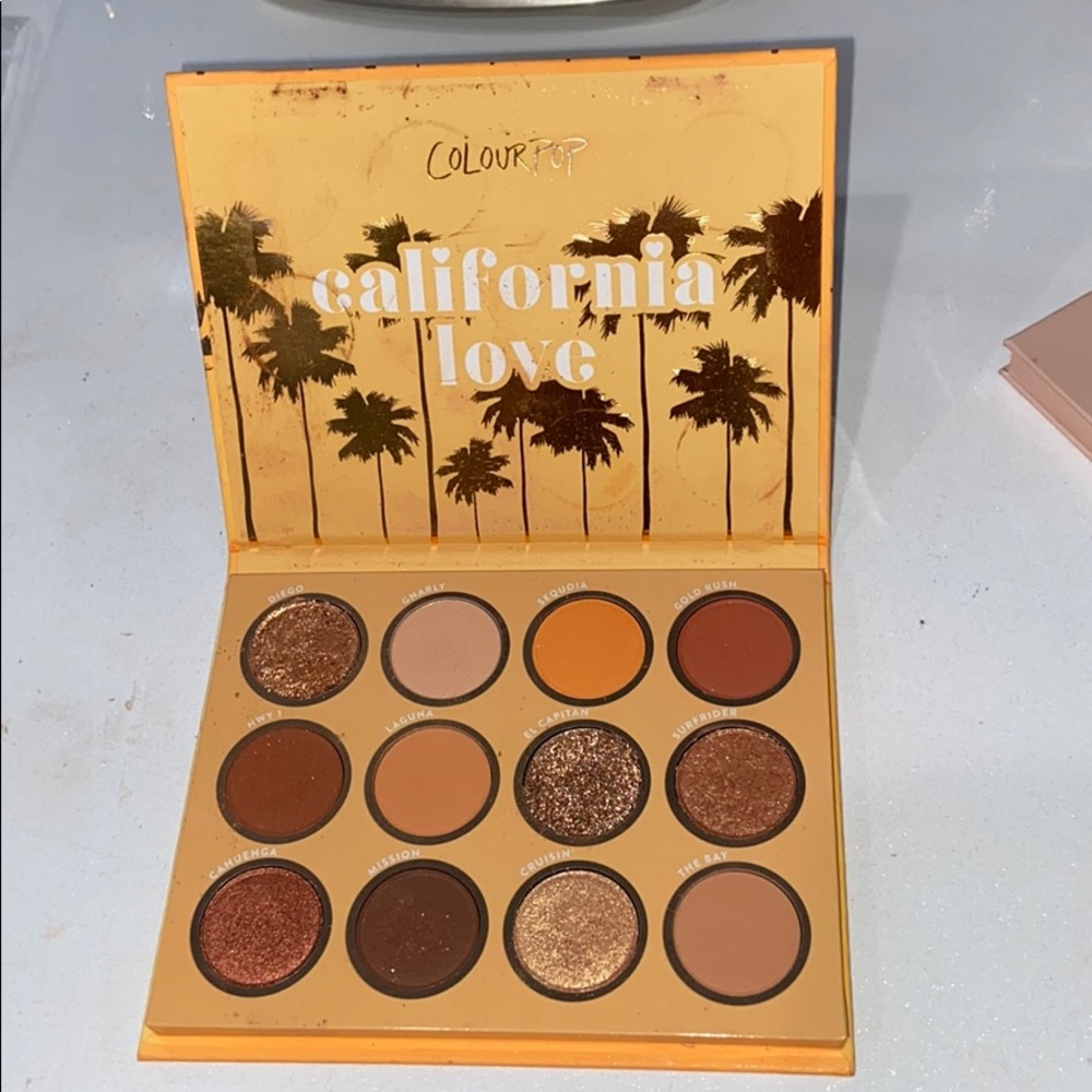 Colour pop California love palette